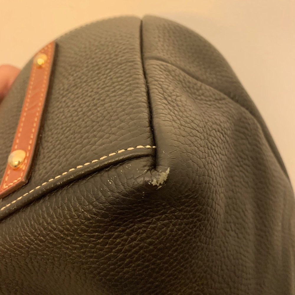 Dooney & Bourke Black and Brown Leather Purse - Picture 6 of 7
